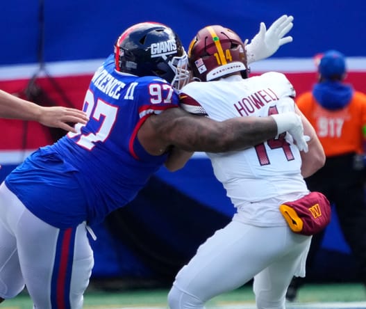 NFL: Washington Commanders at New York Giants