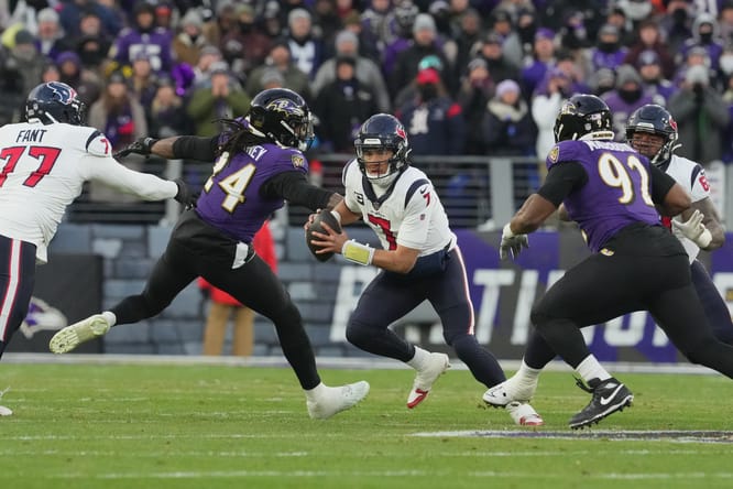 NFL: AFC Divisional Round-Houston Texans at Baltimore Ravens