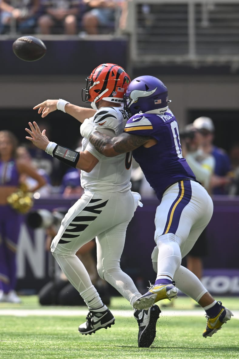 NFL: Cincinnati Bengals at Minnesota Vikings