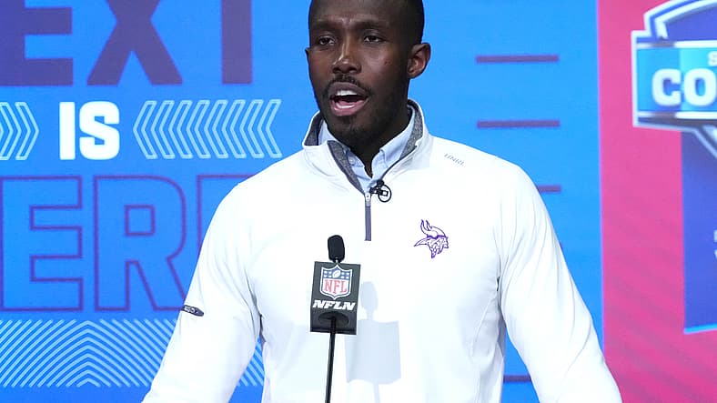 Vikings GM Kwesi Adofo-Mensah Speaks at the 2023 NFL Combine