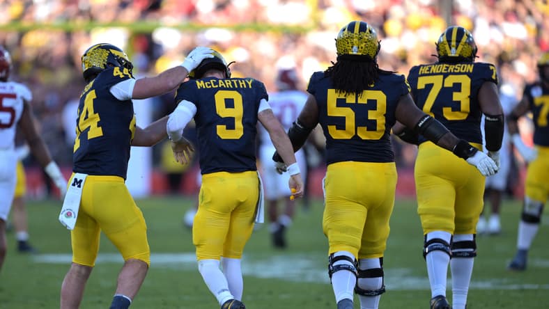 NCAA Football: Rose Bowl-Alabama at Michigan