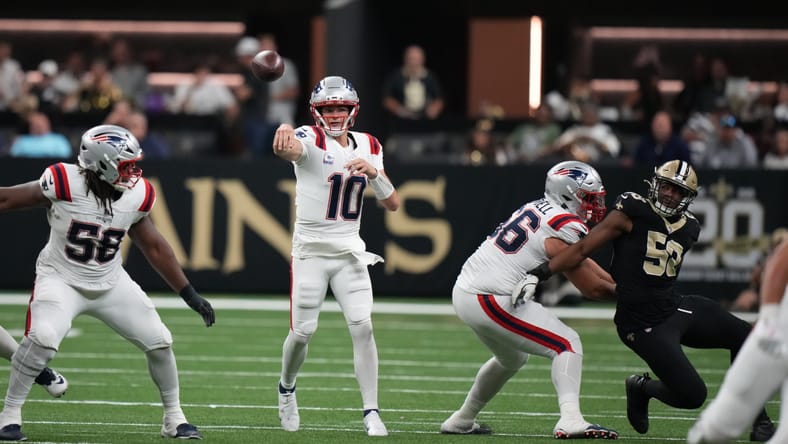 new england patriots drake maye minnesota vikings