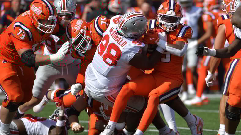 NCAA Football: Ohio State at Illinois