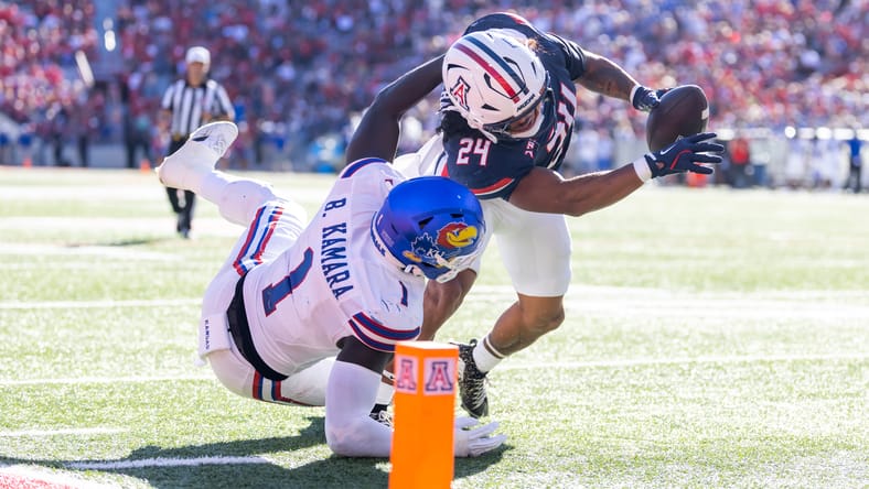 NCAA Football: Kansas at Arizona