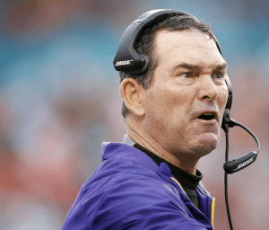 Mike Zimmer Angry Vikings Screaming Headset