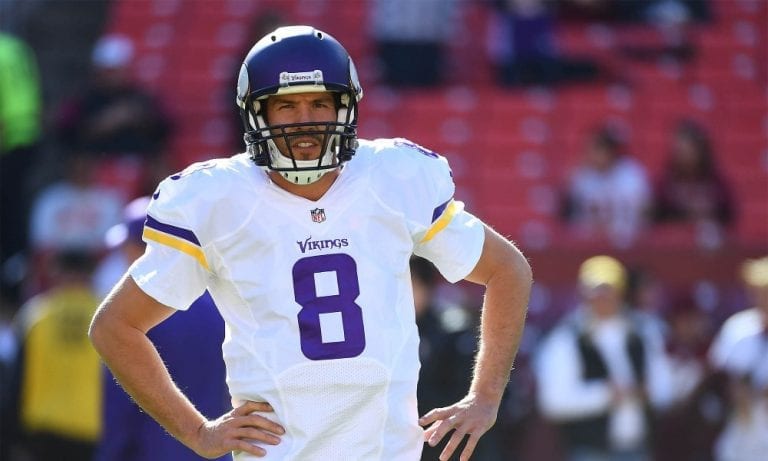 Makeshift Sam Bradford jersey stands out above those of (many) other Vikings  QBs