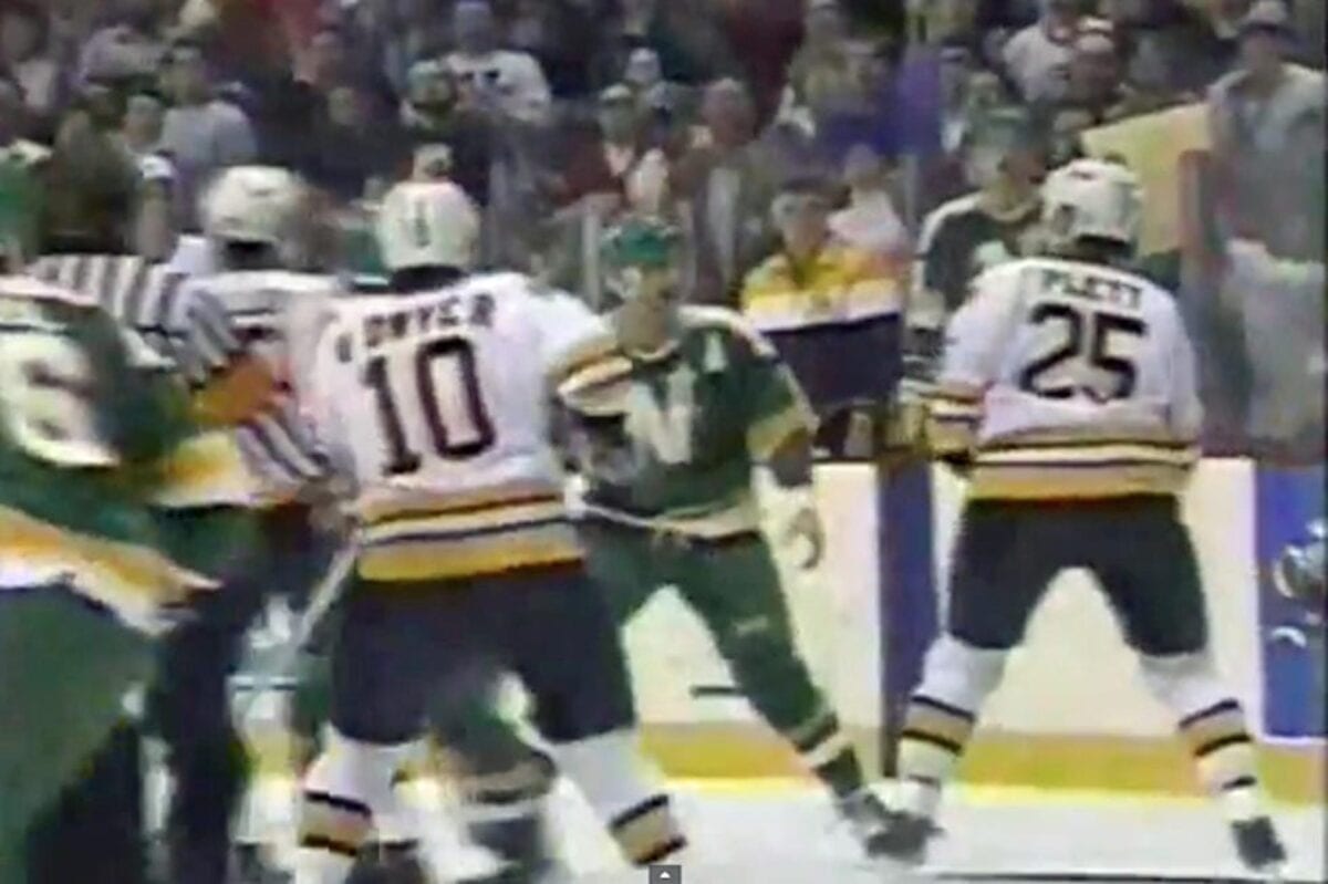 Mcniff S Musings The Epic North Stars Bruins Brawl That Ignited A Run For The Cup Minnyice Com Preview - north stars vs boston brawl