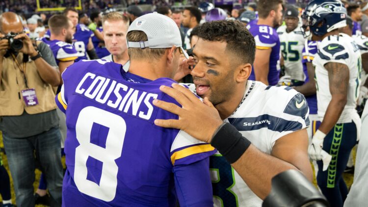 Kirk Cousins and Russell Wilson