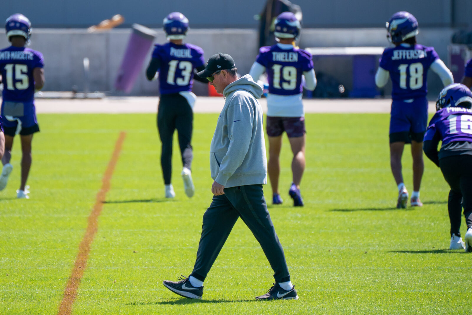 Minnesota Vikings punter Jordan Berry (3) on the field during the