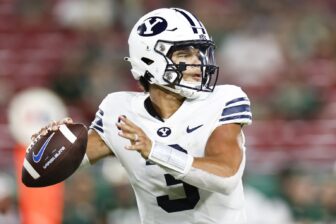 Viking Select BYU QB Jaren Hall with the 164th Overall Pick
