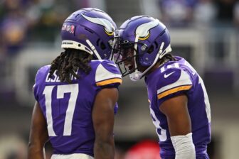Vikings Receiving Corps Ranked 7th in NFL by PFF