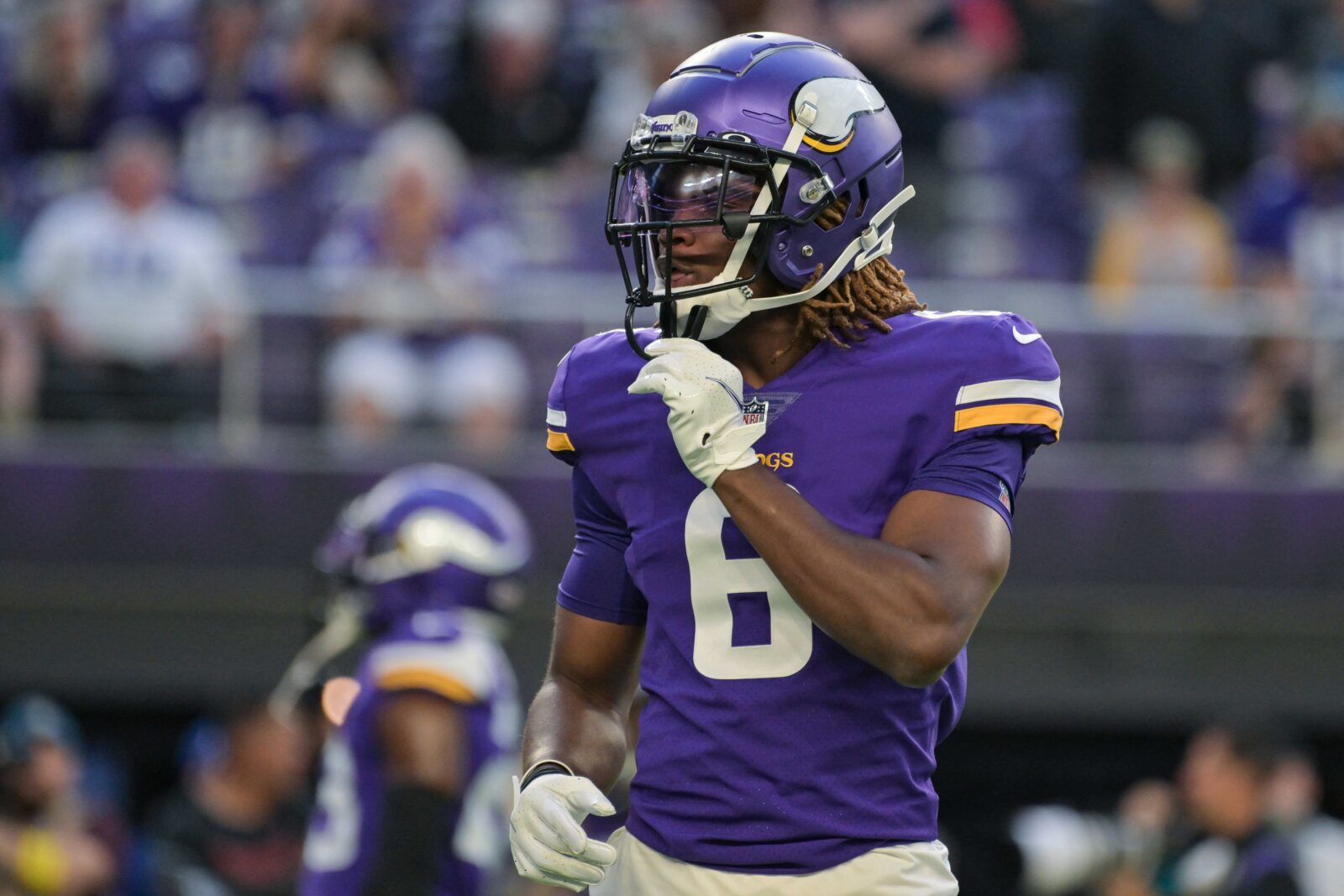 Vikings' plan for Lewis Cine after devastating leg injury vs. Saints