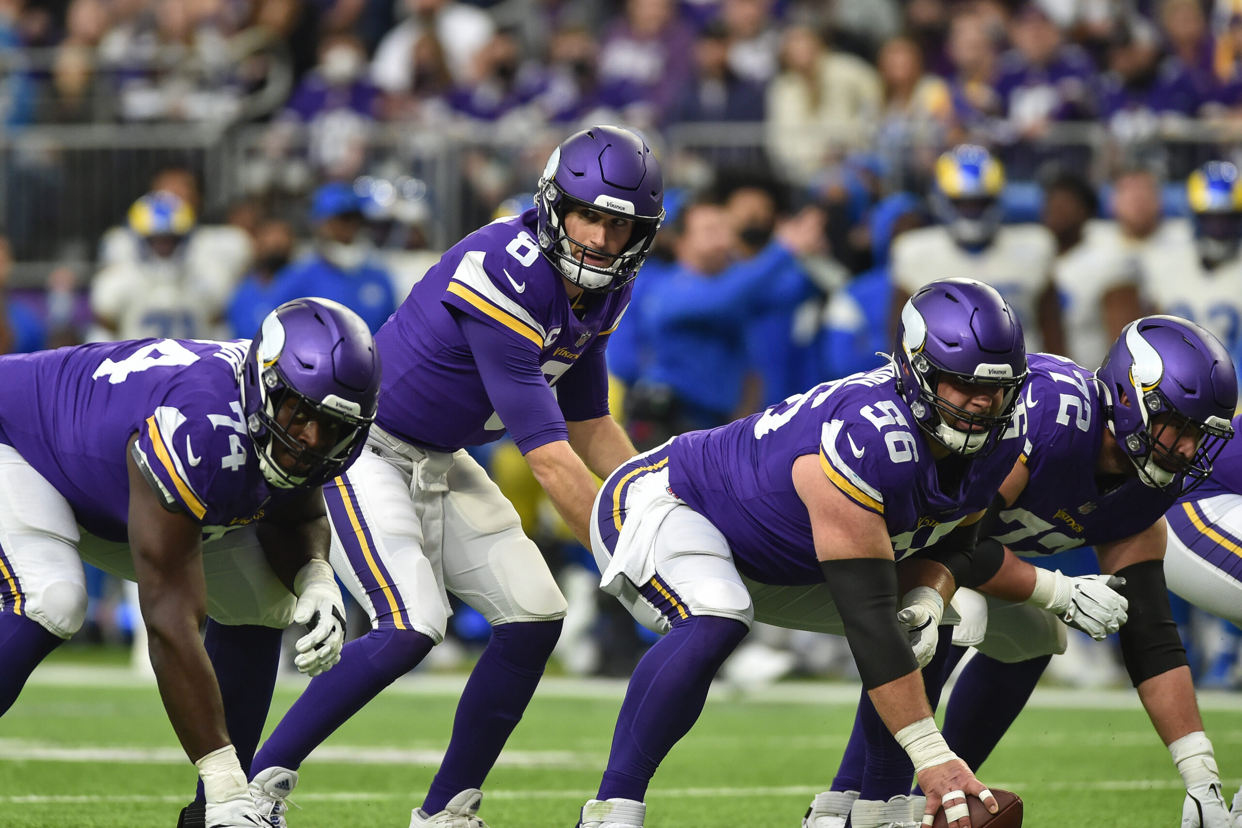 Vikings G Oli Udoh: third most penalties in NFL