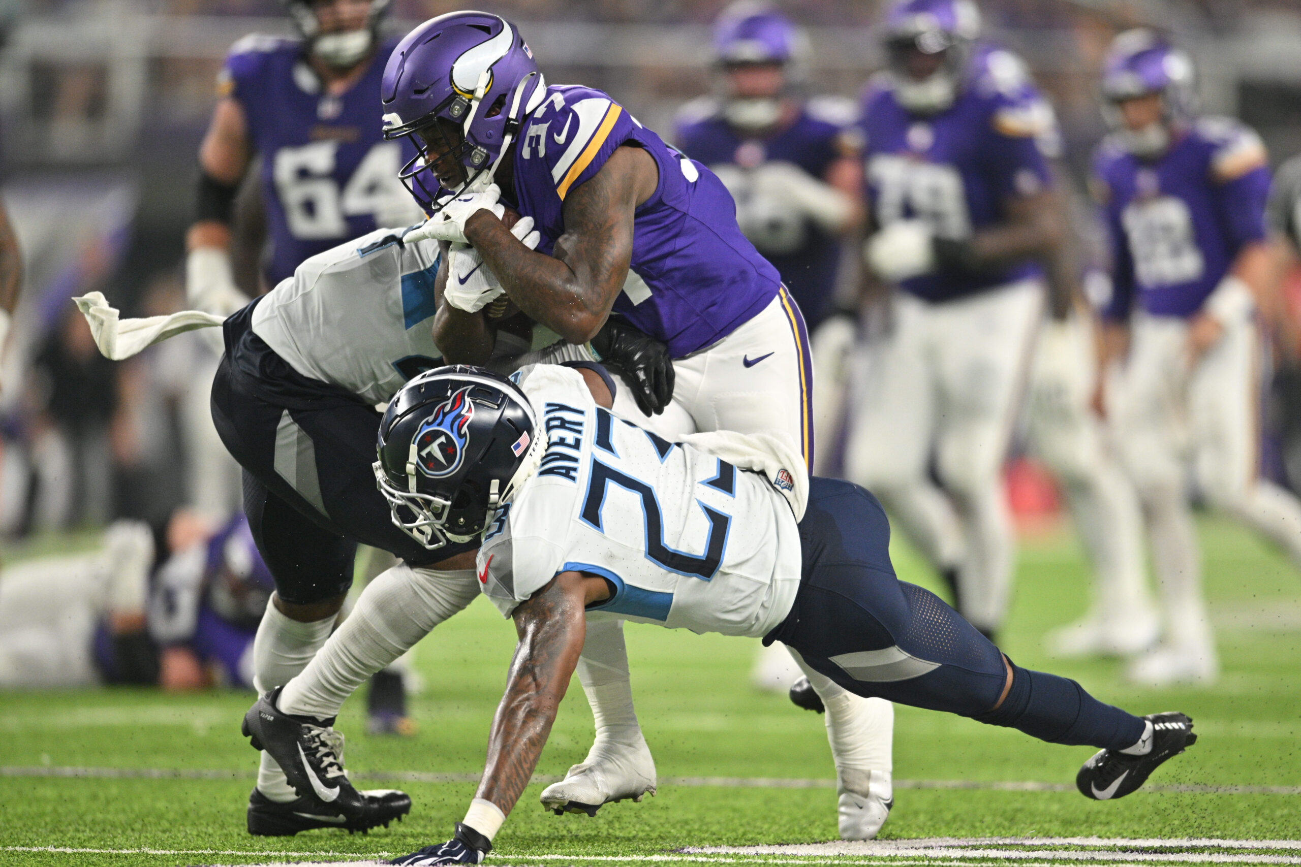 Tennessee Titans joint practice with Minnesota Vikings in NFL preseason