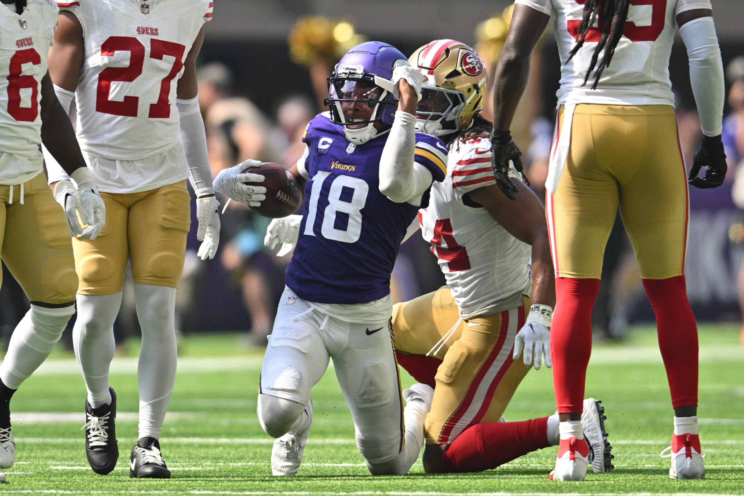 Justin Jefferson Hit With Laughable Ranking Among NFL’s Top WRs Justin Jefferson Hit With Laughable Ranking Among NFL’s Top WRs