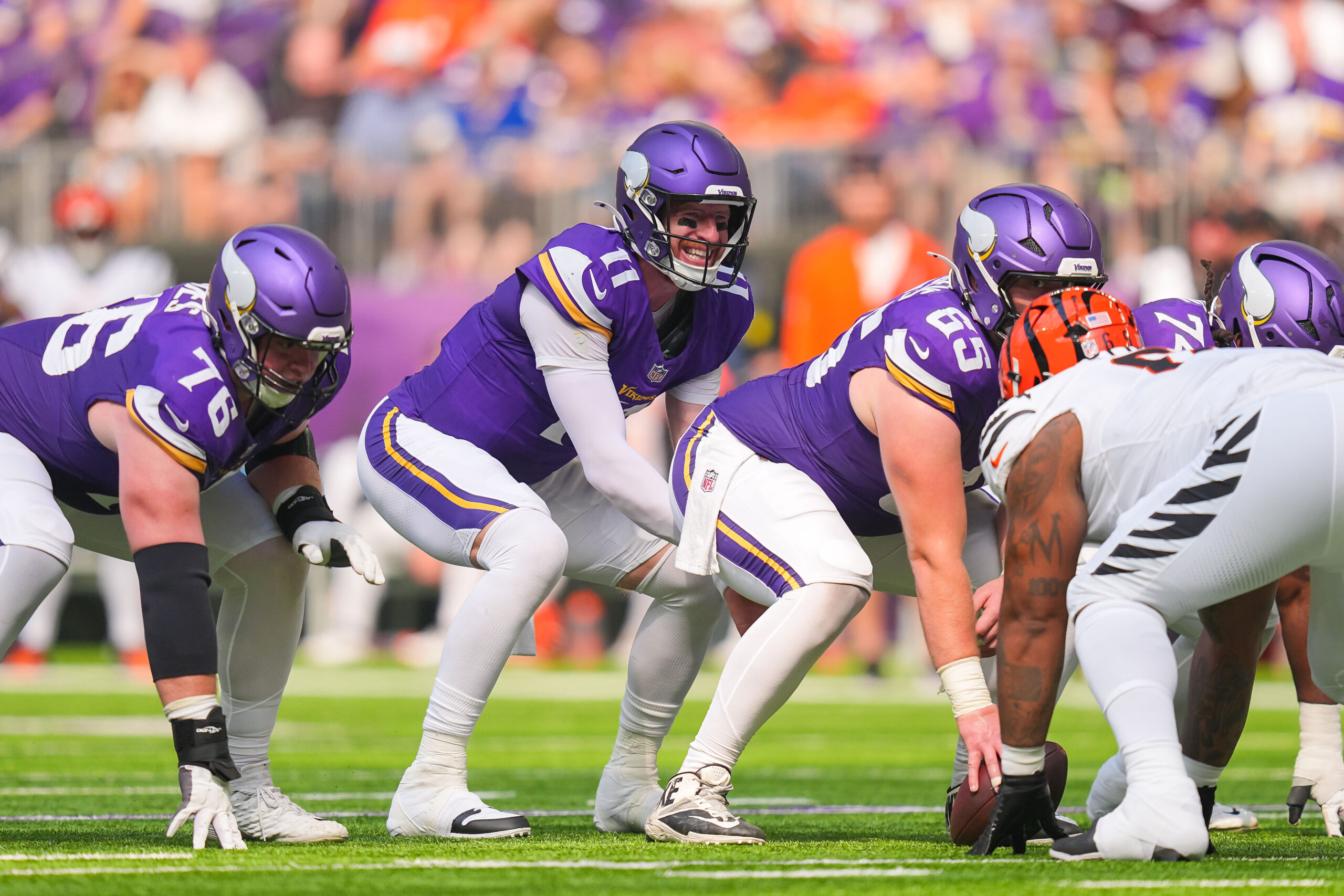 The Vikings Shuffle Large Lads as Trench Health Shows Signs of