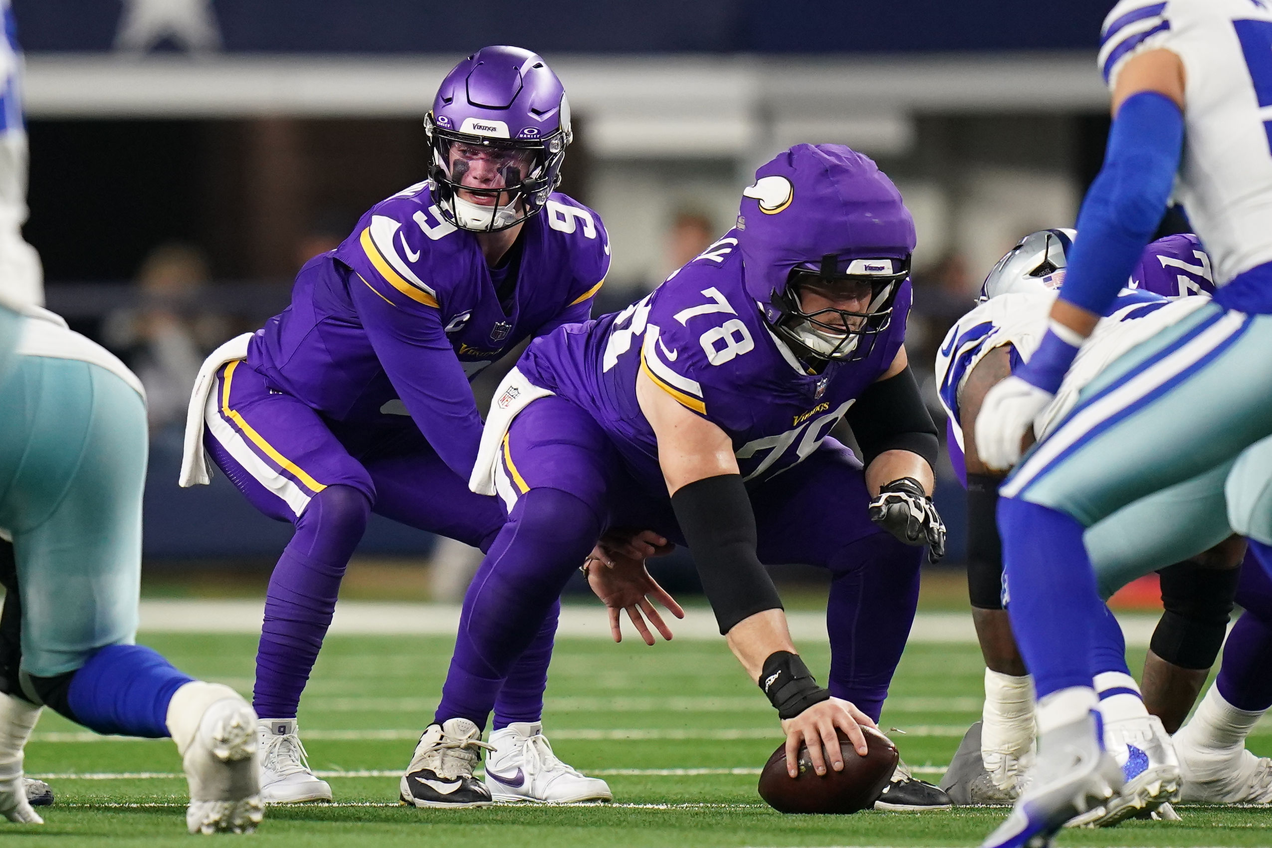 Check Out the 3 New Vikings Starters on the Offensive Side of the Ball Check Out the 3 New Vikings Starters on the Offensive Side of the Ball